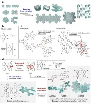 Skeleton editing yields giant chiral decagon nanocarbon and twisted nanographene