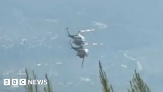Two Die and a Pilot Survives After Greece Firefighting Helicopters Collide