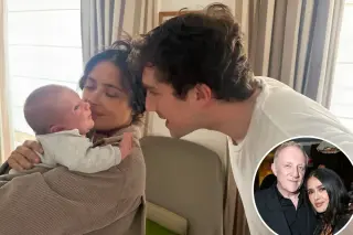 Salma Hayek Becomes Grandma as Stepson Welcomes First Baby