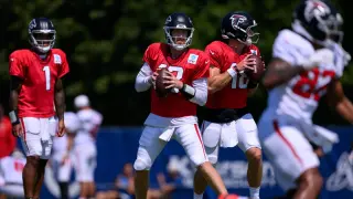 Falcons Lock in Four-Quarterback Plan on 53-Man Roster