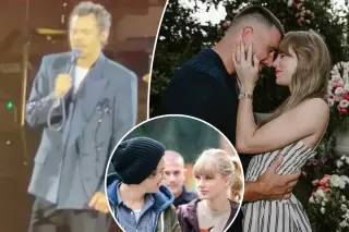 Harry Styles jokes about Swift-Kelce wedding at MSG during concert