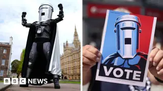 Count Binface eyes his best showing yet in Clacton by-election