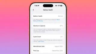 Three-Year iPhone Battery Test: 80% Charge Limit Yields 97% Capacity