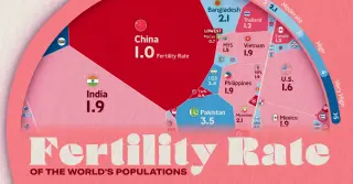Most of the World Is Below Replacement Fertility, Reshaping Aging Populations