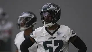 Greenard Begins Eagles Camp on PUP with Pec Strain