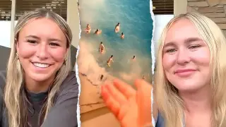 Sisters Spot Their Own Relatives in Airbnb Beach Photo, Go Viral