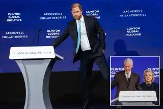 Prince Harry's AI Warning at Clinton Global Initiative Cut Short by Technical Glitch