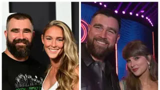 Kylie Kelce reveals emotional tears from Jason at Taylor Swift and Travis Kelce’s wedding