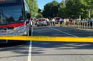 Domestic-violence suspect shot by DC officers aboard Metrobus after fatal Northwest shooting