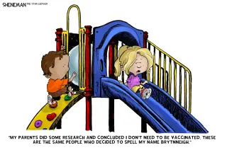 Cartoon sheds light on the measles comeback and vaccine debate