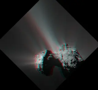Rosetta Data Reveals 3D View of Comet 67P Near Perihelion