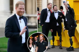 Harry Makes Solo UK Return with Invictus Gala Appearance