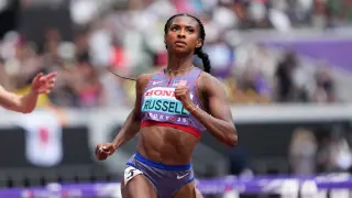 Masai Russell Sets 12.09 WR in 100m Hurdles, Silencing Online Doubters