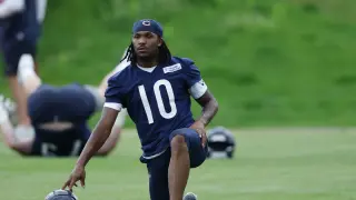 Bears' Luther Burden sidelined by groin injury in practice