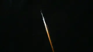ISS Captures Spectacular Fireball Likely Debris Reentry After Progress MS-34 Launch