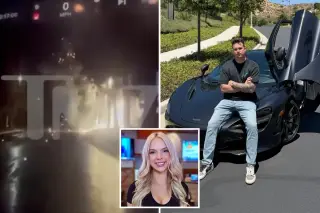 Video captures Irvine McLaren crash that killed car influencer and Hooters calendar girl