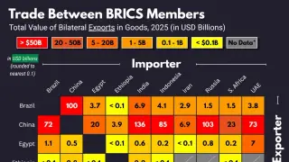 China Dominates BRICS Trade Network, Accounting for 75% of Intra-Bloc Value
