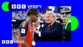 Millions misled by fake Trump World Cup images, BBC Verify finds