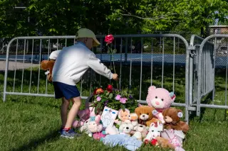 Toddler killed as wind lifts inflatable castle at Montreal park