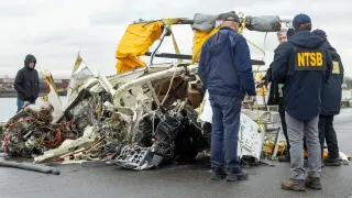 Bird strikes implicated in NYC Hudson helicopter crash that killed six, NTSB says