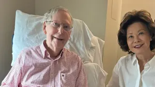 McConnell in rehabilitation after fall-induced hospitalization