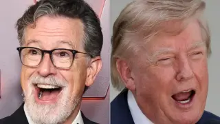Colbert Wins Emmys, Skips Trump in His Speech