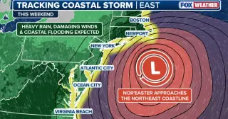 Fall Nor'easter Threatens NYC With Strong Winds and Coastal Flooding This Weekend