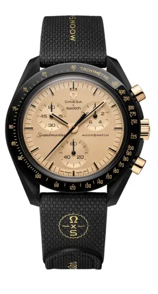 MoonSwatch 18K Gold Edition Drops With 32-Question Gate