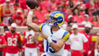 Rams' Ty Simpson shines in preseason debut