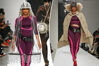 Pregnant Ciara Models Three Looks for Junya Watanabe at Paris Fashion Week