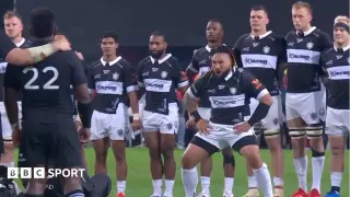 Ma'a Nonu responds with solo Kapa o Pango to All Blacks' haka