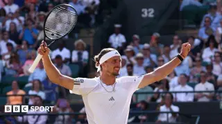 Zverev overpowers injured Fritz to reach Wimbledon semi-finals