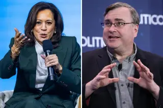 Hoffman doubts Harris 2028 bid, calling the race a crowded, noisy uphill climb