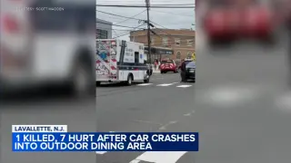 SUV crashes into Lavallette outdoor dining area, killing 56-year-old woman and injuring seven