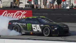 Gibbs claims maiden Cup win at Bristol in OT