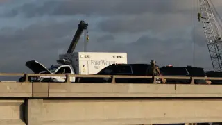 Fatal shooting ends I-35 chase involving stolen Fort Worth ambulance