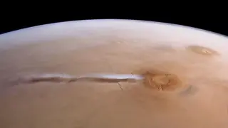 Mars's Daily 1,800 km Cloud Formed via Never-Seen 'Homogeneous Nucleation'