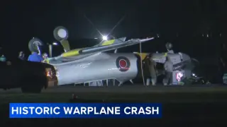 Historic WWII T-6 Harvard 3 crashes during landing at Heritage Field; pilot hospitalized