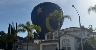 Calm Winds, Safe Ground: Balloon Lands in Temecula Backyard