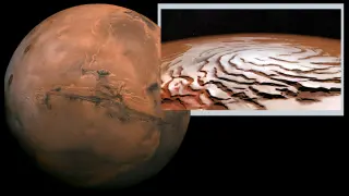 Mars North Pole Ice Cap Found to Be 90% Cleaner Than Previously Estimated