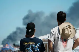 Two pilots die as Greek air show F-4 Phantom crashes near Athens