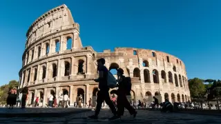 Rome tightens protection around Colosseum with new red zone