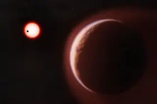 Atmosphere detected around rocky exoplanet in star's habitable zone