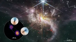 Chance encounter births a binary star system just 60 years ago