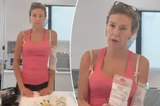 Reality star Brandi Glanville reveals 18-hour daily IV routine for health battles