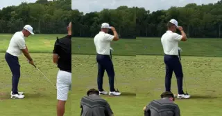 Frustration on the LIV Indy Range Ends With a Late Call from Bryson DeChambeau