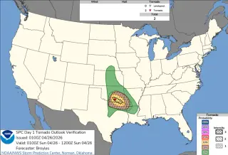 Two Dead as Tornadoes Ravage Northern Texas Communities