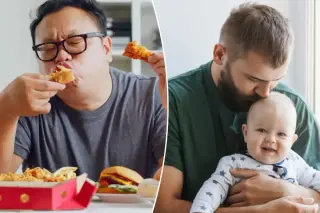 Dad’s Junk-Food Habits May Shape Baby’s Birth Weight