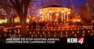 Albuquerque Retires Christmas Eve Luminaria Bus Tour, Eyes Safer Alternatives