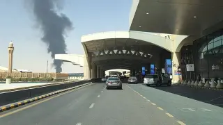 Riyadh airport attack kills 12 as US weighs Houthi retaliation amid Iran war